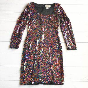 Vintage Sequin Cocktail Dress - Size 4